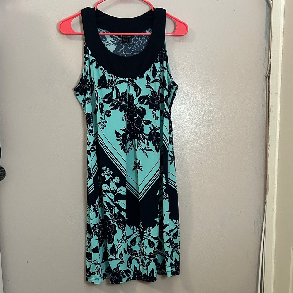 Enfocus Studio Navy and Light Blue Women’s Dress